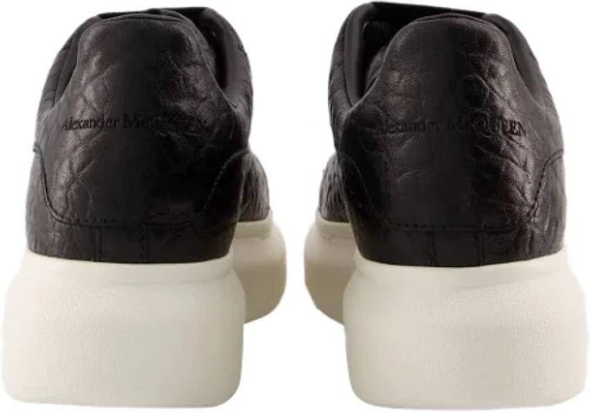 alexander mcqueen Leather sneakers Black Dames