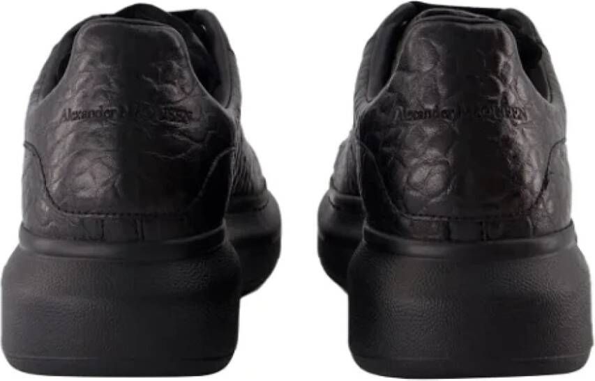 alexander mcqueen Leather sneakers Black Dames