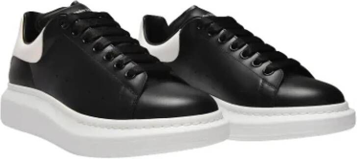 alexander mcqueen Leather sneakers Black Heren