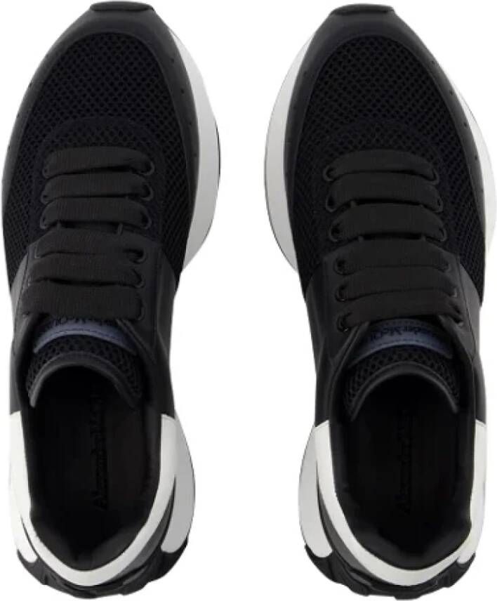 alexander mcqueen Leather sneakers Black Heren