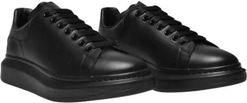 alexander mcqueen Leather sneakers Black Heren