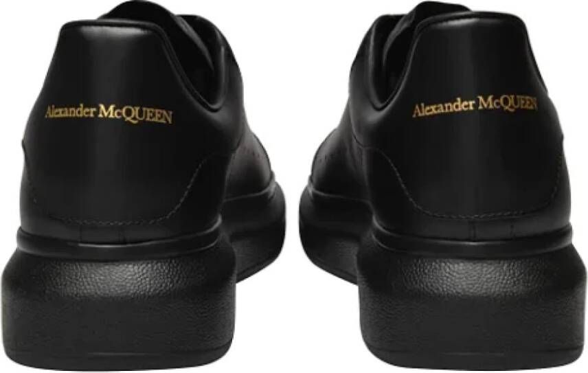 alexander mcqueen Leather sneakers Black Heren