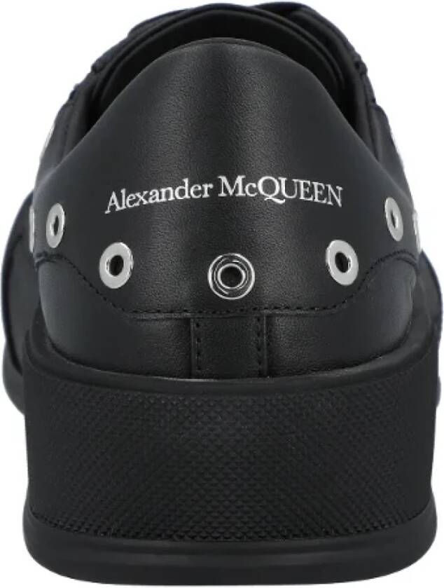 alexander mcqueen Leather sneakers Black Heren