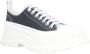 Alexander mcqueen Leather sneakers Blue Heren - Thumbnail 2