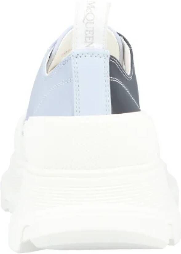 alexander mcqueen Leather sneakers Blue Heren