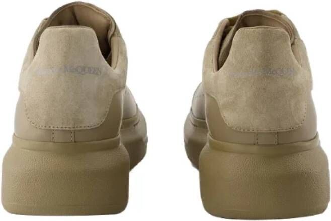 alexander mcqueen Leather sneakers Brown Dames