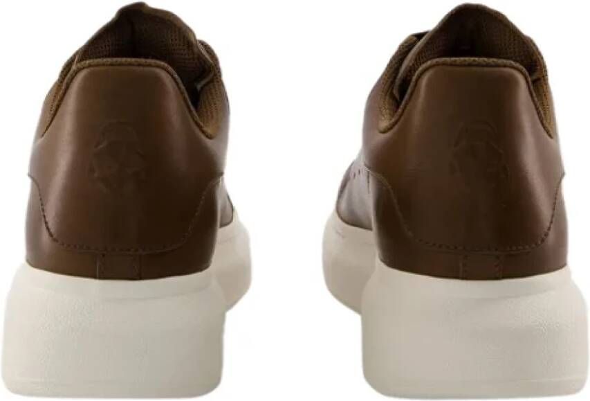 alexander mcqueen Leather sneakers Brown Dames