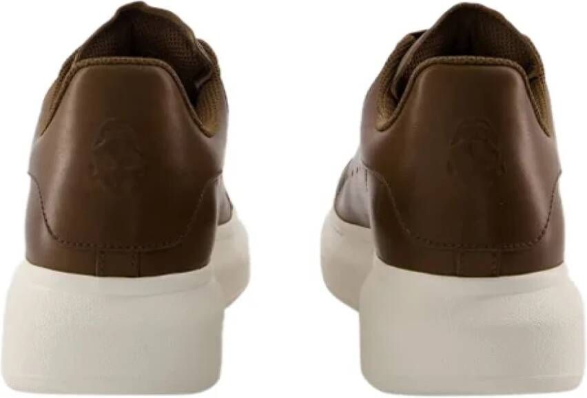 alexander mcqueen Leather sneakers Brown Dames