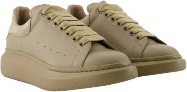 alexander mcqueen Leather sneakers Brown Heren