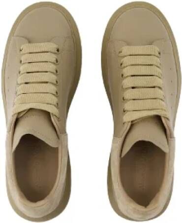 alexander mcqueen Leather sneakers Brown Heren