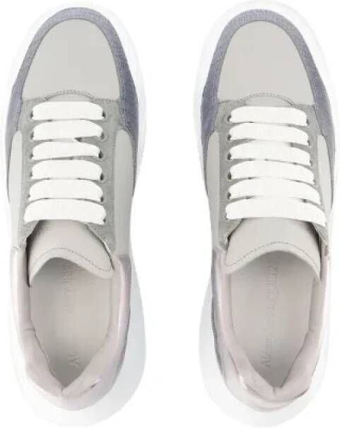 alexander mcqueen Leather sneakers Gray Dames