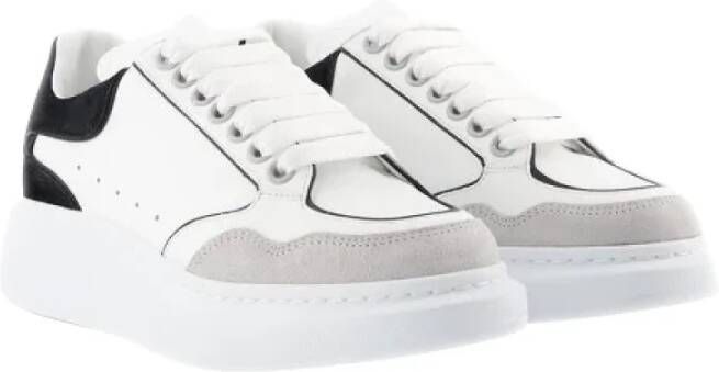 alexander mcqueen Leather sneakers Gray Dames