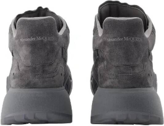 alexander mcqueen Leather sneakers Gray Heren