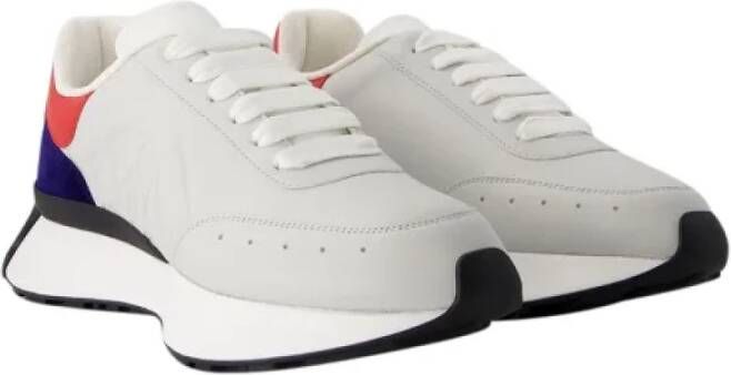 alexander mcqueen Leather sneakers Gray Heren