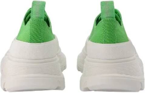 alexander mcqueen Leather sneakers Green Dames