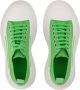 Alexander mcqueen Leather sneakers Green Dames - Thumbnail 4