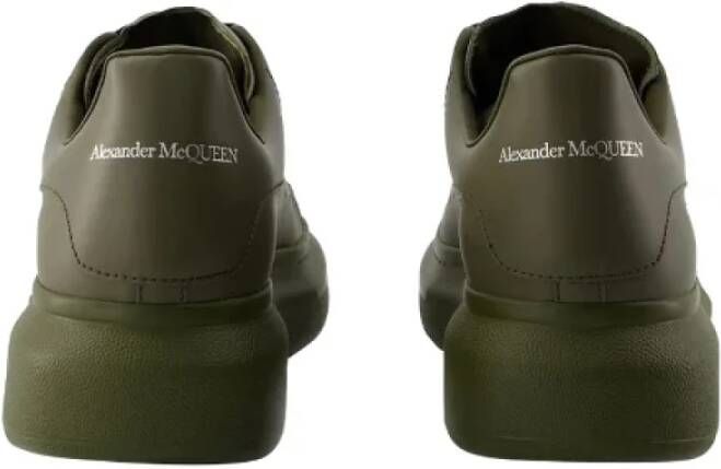 alexander mcqueen Leather sneakers Green Dames