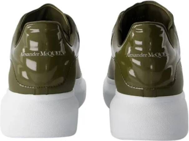 alexander mcqueen Leather sneakers Green Heren