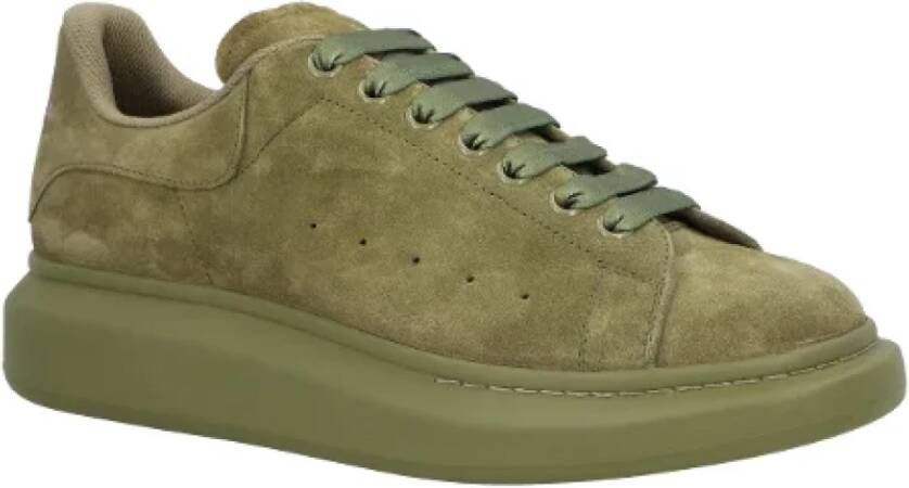 alexander mcqueen Leather sneakers Green Heren