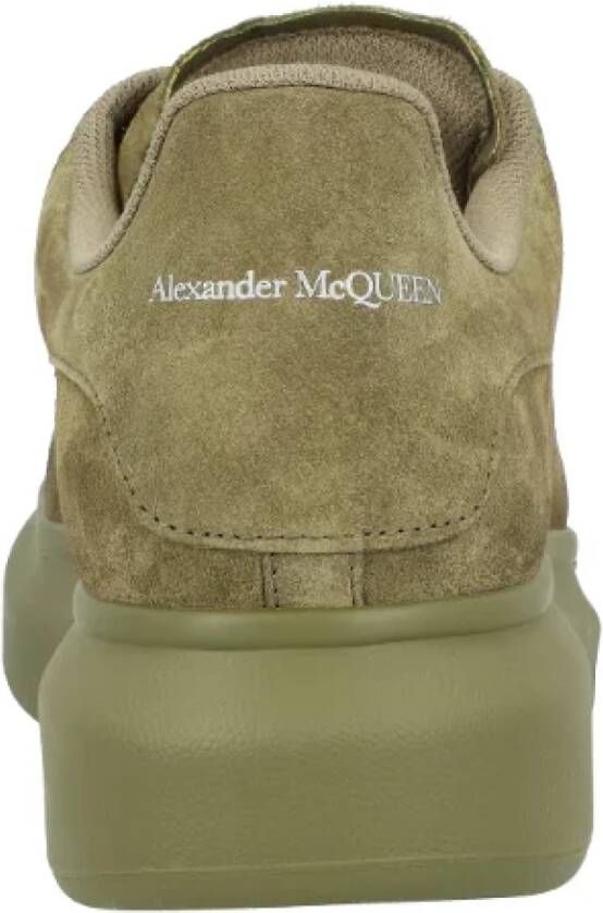 alexander mcqueen Leather sneakers Green Heren