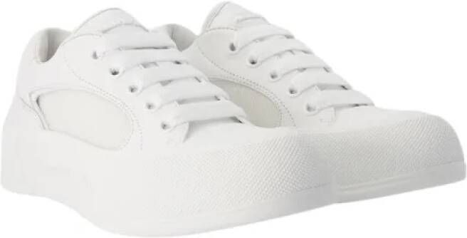 alexander mcqueen Leather sneakers White Dames