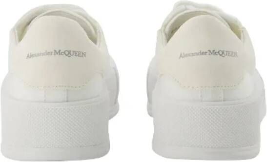 alexander mcqueen Leather sneakers White Dames