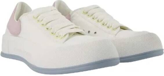 alexander mcqueen Leather sneakers White Dames