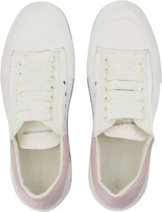 alexander mcqueen Leather sneakers White Dames