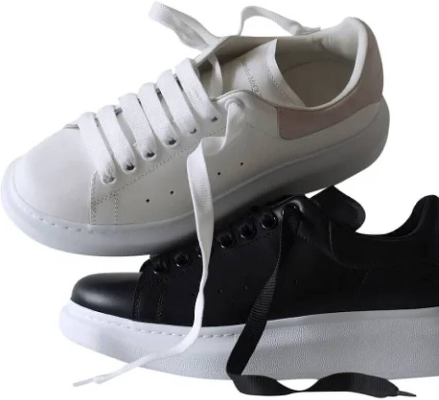 alexander mcqueen Leather sneakers White Dames