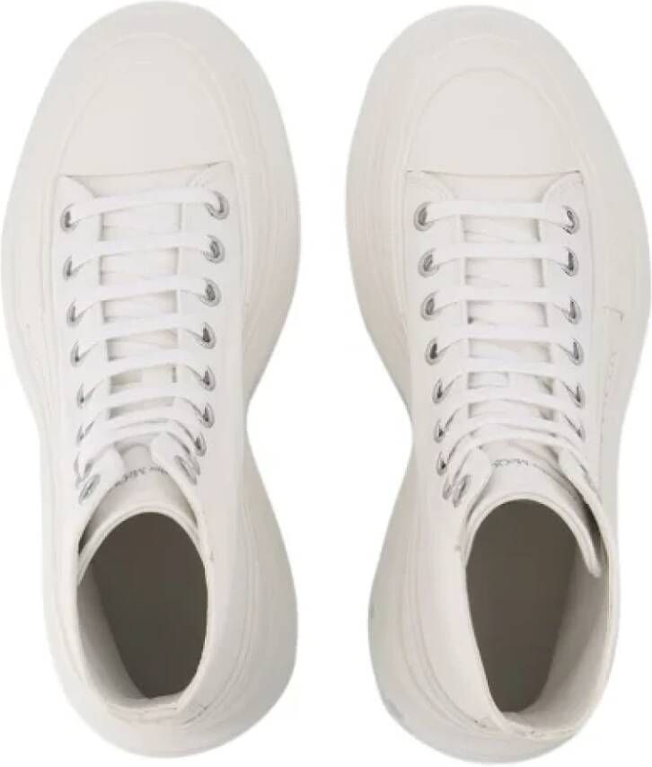 alexander mcqueen Leather sneakers White Dames