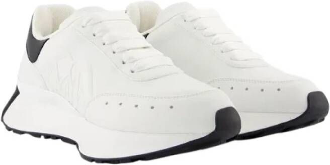 alexander mcqueen Leather sneakers White Dames