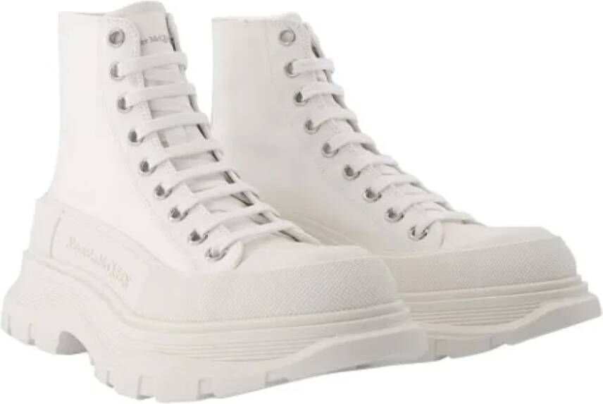 alexander mcqueen Leather sneakers White Dames