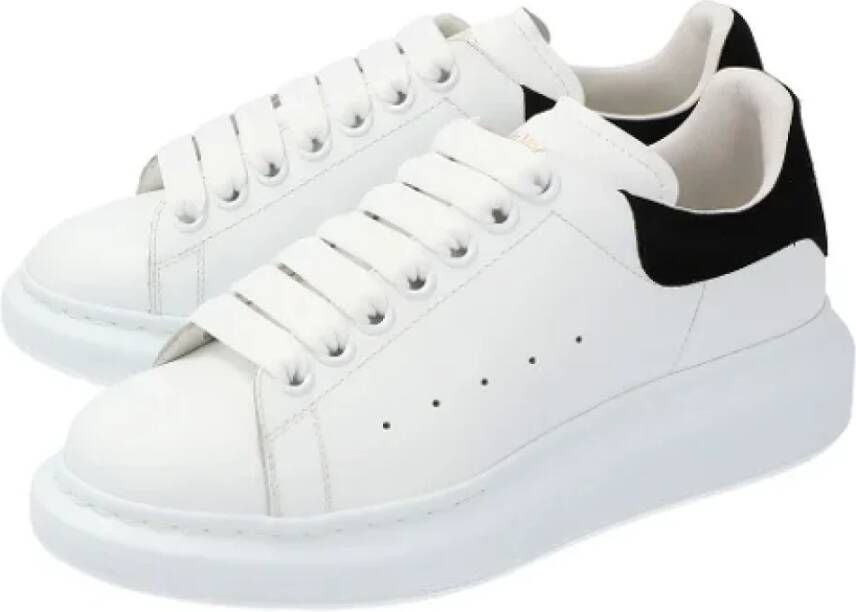 alexander mcqueen Leather sneakers White Dames