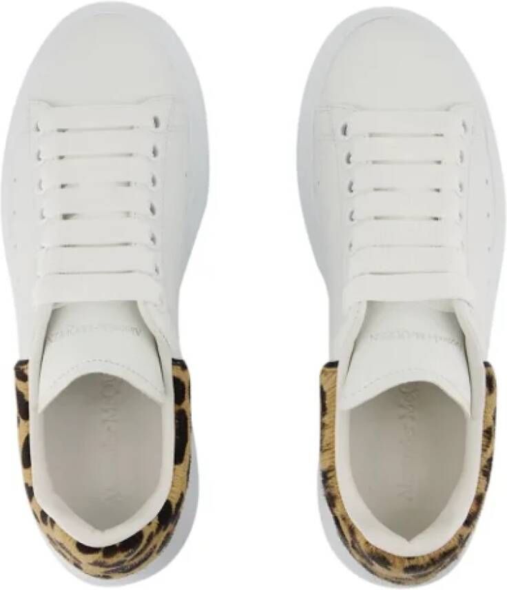 alexander mcqueen Leather sneakers White Dames