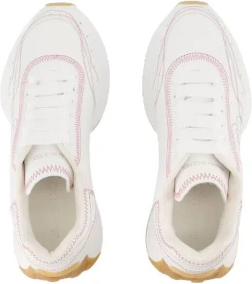 alexander mcqueen Leather sneakers White Dames