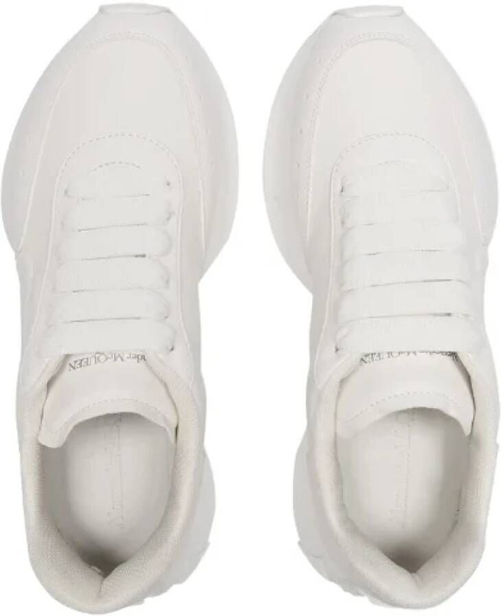 alexander mcqueen Leather sneakers White Dames