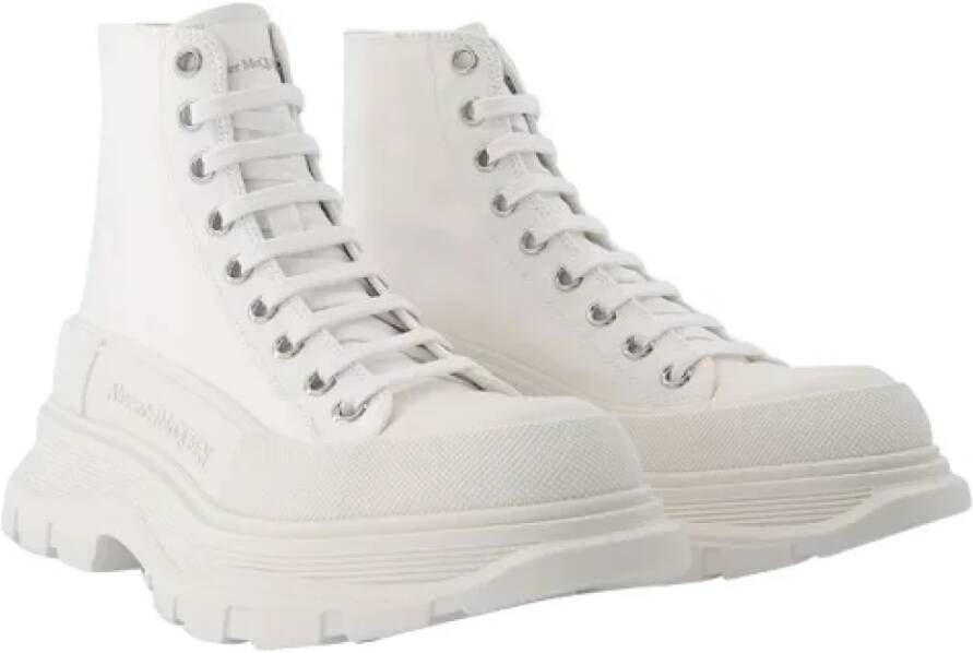 alexander mcqueen Leather sneakers White Dames