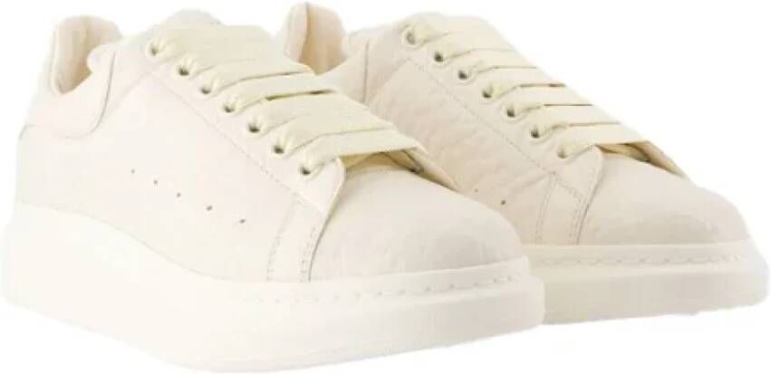 alexander mcqueen Leather sneakers White Dames