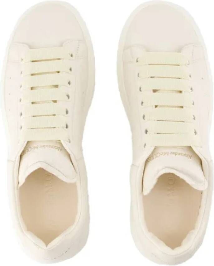 alexander mcqueen Leather sneakers White Dames