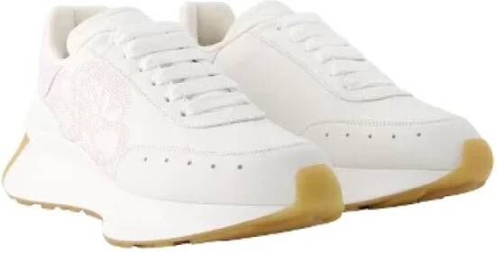 alexander mcqueen Leather sneakers White Dames