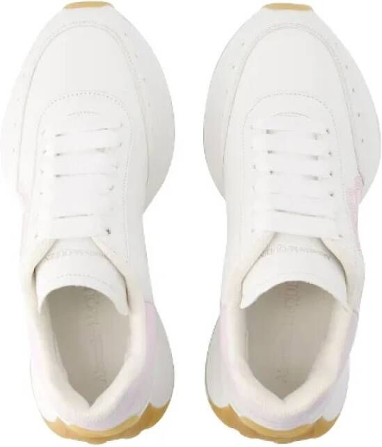 alexander mcqueen Leather sneakers White Dames