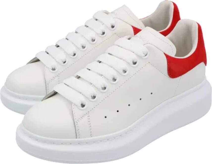 alexander mcqueen Leather sneakers White Dames