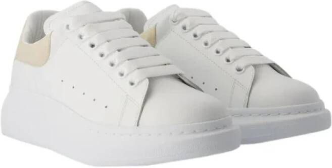 alexander mcqueen Leather sneakers White Heren