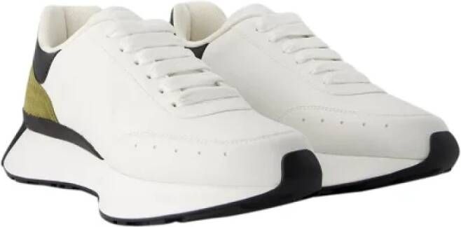 alexander mcqueen Leather sneakers White Heren