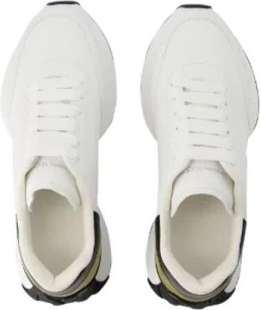 alexander mcqueen Leather sneakers White Heren