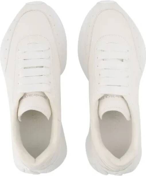 alexander mcqueen Leather sneakers White Heren