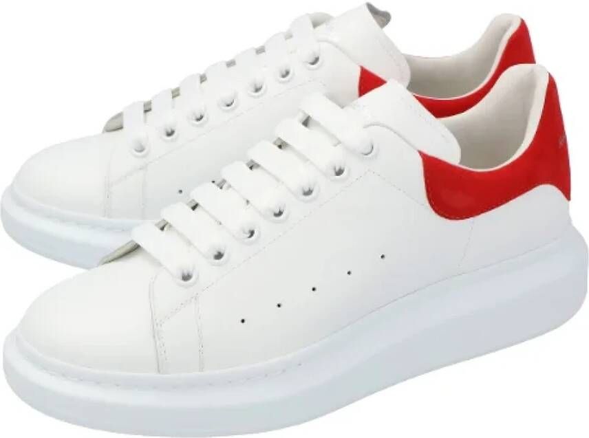 alexander mcqueen Leather sneakers White Heren