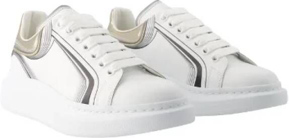 alexander mcqueen Leren sneakers van glad kalfsleer Wit Dames