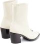 Alexander mcqueen Leren Cowboy Punk Laarzen White Dames - Thumbnail 3