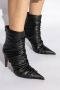 Alexander mcqueen Leren enkellaarzen Black Dames - Thumbnail 2